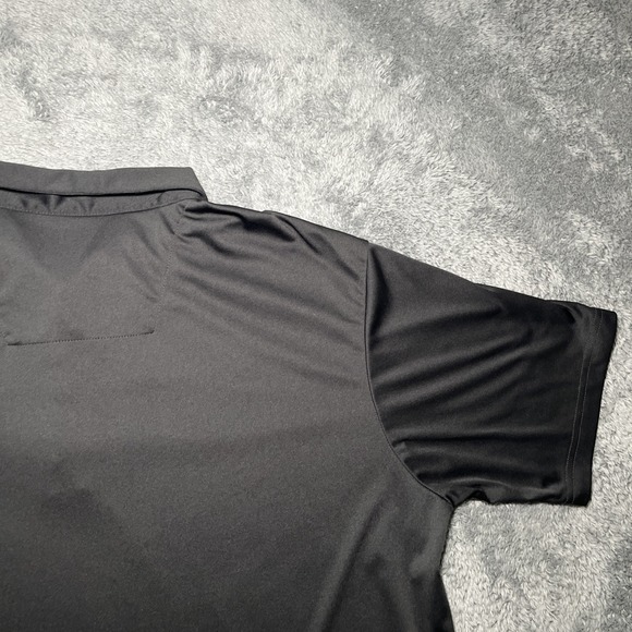 Antigua Men's Golf Shirt SZ XL Black New York Mets Embroidered Logo Polyester - Picture 15 of 16